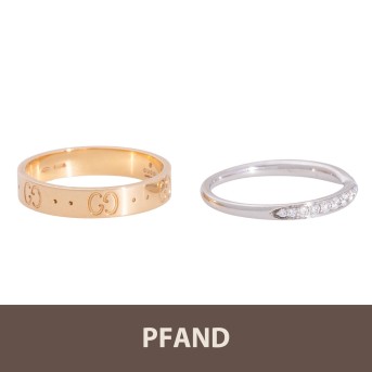 PFANDAUKTION - GUCCI Icon Goldring 18 Kt,