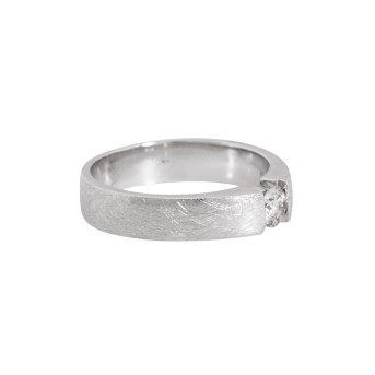 Ring mit Brillant ca. 0,30 ct,
