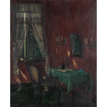 DREYDORFF, JOHANN GEORG (1873-1935), 'Saloninterieur',