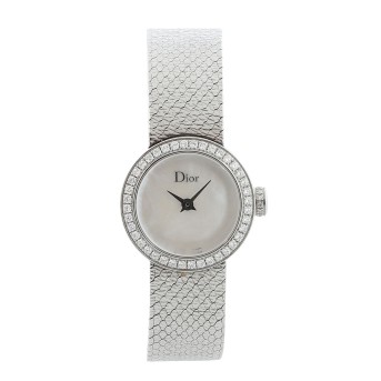 DIOR wristwatch 'LA MINI D DE DIOR SATINE'.