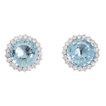 Aquamarine earring discount