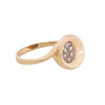 Ring mit 6 Brillanten,