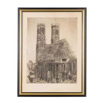 KÜNSTLER DES 20. JAHRHUNDERTS „Wiederaufbau der Frauenkirche in München nach dem Zweiten Weltkrieg“.