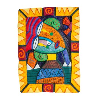 BRIELS, CLEMENS (1946), multiples Relief 'La grimas de esperansa', 2000,