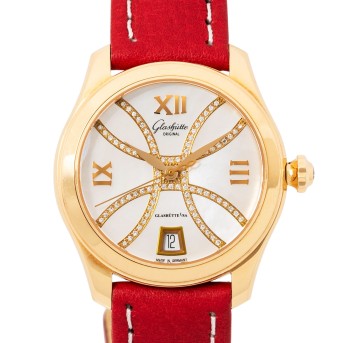 GLASHÜTTE ORIGINAL Lady Serenade 'Factory Diamonds' ladies' watch. 