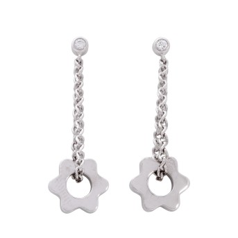 MONTBLANC MONTBLANC Paar Ohrstecker 'Logo-Stern' mit 2 Brillanten