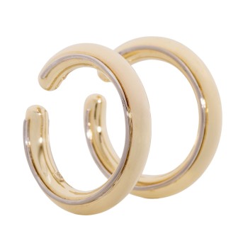 Pair of clip-on creoles,