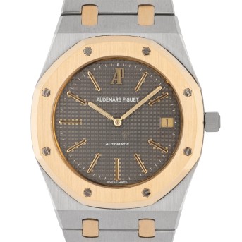 AUDEMARS PIGUET Royal Oak 'Jumbo' Ref 5402SA men's watch from 1987. Box and archive extract. 