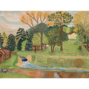 MONOGRAMIST DES 20. JAHRHUNDERTS „Park mit Bach“