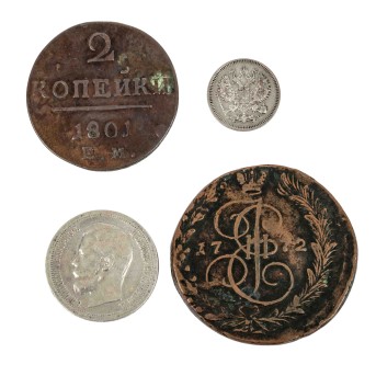 Russland - Konvolut an Kopeken des 18./19./20. Jh.,