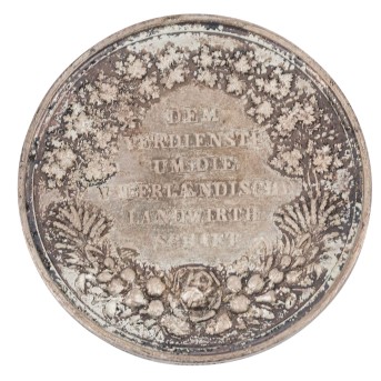 Bayern - Silberne Verdienstmedaille des landwirtschaftlichen Vereins in Bayern, 19. Jh.,