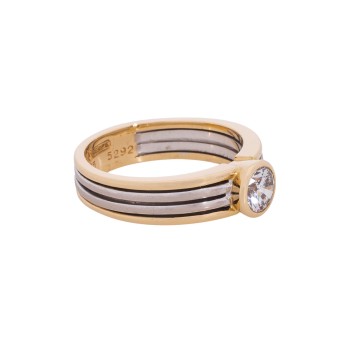 WEMPE WEMPE Solitärring mit Brillant von ca. 0,758 ct (punziert),