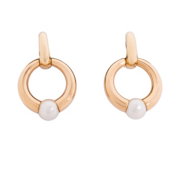 CARTIER CARTIER Paar Ohrclips mit Akoyaperlen,