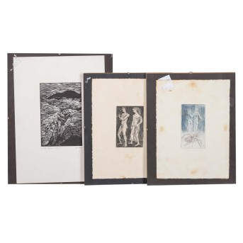 OSTEN, JUTTA (1918-2009) 'dreiteiliges Konvolut'