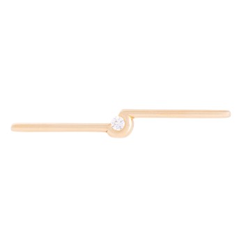 QUINN QUINN Stabbrosche mit Brillant 0,18 ct (grav.),