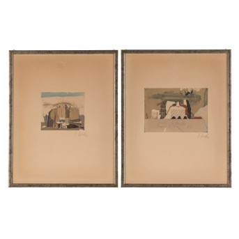 KORAB, KARL (1937), Paar abstrakte Kompositionen, 1972,