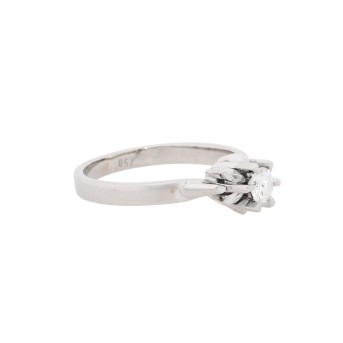 Solitaire-Ring mit Brillant,