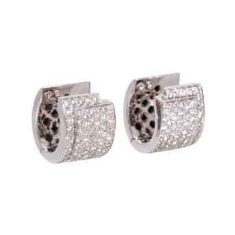 BUCHERER BUCHERER Paar Creolen mit 152 Brillanten,