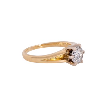 Ring mit Brillant ca. 1,25 ct