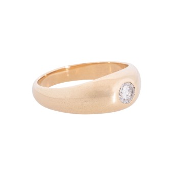 Bandring mit Brillant 0,30 ct (grav.),