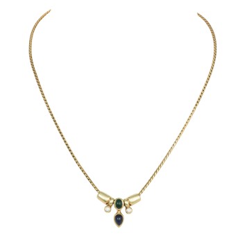 Collier mit 3 Anhängern,