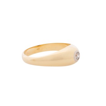 Solitaire-Ring mit Brillant,