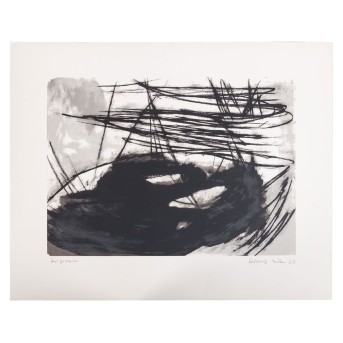 MÜLLER, RUDOLF (1903-1969), 'Ohne Titel', informelle Komposition, 1963,