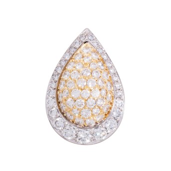 Anhänger mit Brillanten zus. ca. 2,5 ct,