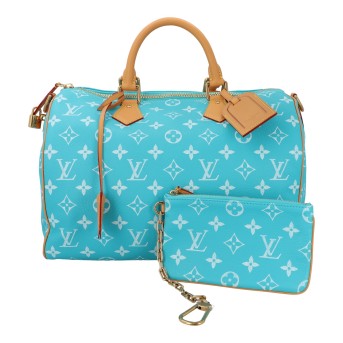 LOUIS VUITTON LOUIS VUITTON Handtasche 'SPEEDY P9 40 mit Schulterriemen'.