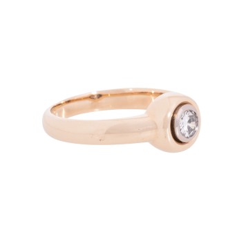 Solitaire-Ring mit Brillant,