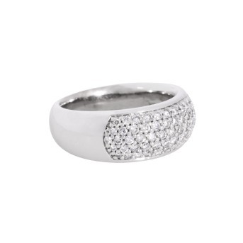 Ring with diamonds totaling approx. 1 ct, 