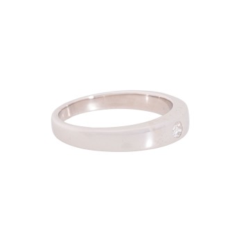 Bandring mit Brillant 0,10 ct (grav.),