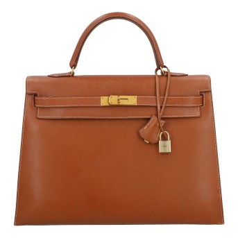 HERMÈS HERMÈS VINTAGE Handtasche 'KELLY BAG 35', Koll.: 1992.