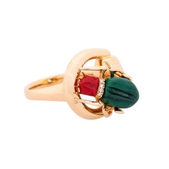 GUCCI GUCCI Ring 'Horsebit Beetle'
