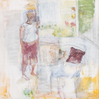 HUMPERT-FAßLRINNER, ANDREA (1956), 'Schwangere Frau (Flurina 4)', 2004,