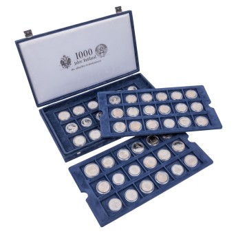 1000 Jahre Russland, Sammlung von 54 Sondermünzen,