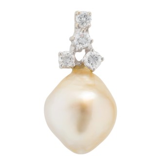 Anhänger mit Barockperle,