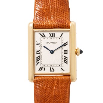 CARTIER CARTIER Tank Louis 'Extra Plate' Ref 96065 Herrenuhr.