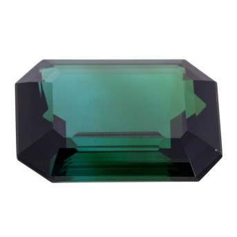 Ungefasster, dunkelgrüner Turmalin 15,31 ct,