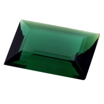 Ungefasster dunkelgrüner Turmalin 14,72 ct,