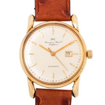 IWC vintage 'Fancy lugs' men's dress watch from ca. 1951.