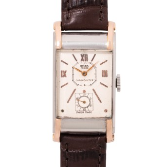 ROLEX ROLEX seltene antike 'Prince Chronometer' Doctor's watch, Ref. 3937. Ca. 1938.