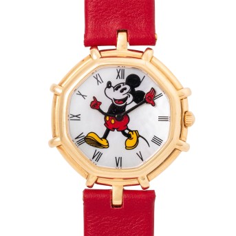 GERALD GENTA rare Fantasy 'Mickey Mouse' ladies' watch, Ref. 2850.7. full set 1988.