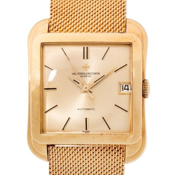 VACHERON CONSTANTIN VACHERON & CONSTANTIN sehr seltene und große 'Cioccolatone' Herrenuhr, Ref. 6440 Q. Ca. 1960er Jahre.