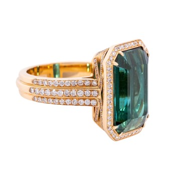 WEMPE WEMPE Ring 'Opulence' mit feinem Turmalin,