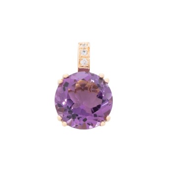 Anhänger mit Amethyst, 3,75 ct,