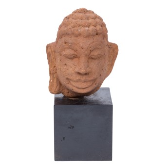 Sandsteinkopf des Buddha, wohl BURMA.