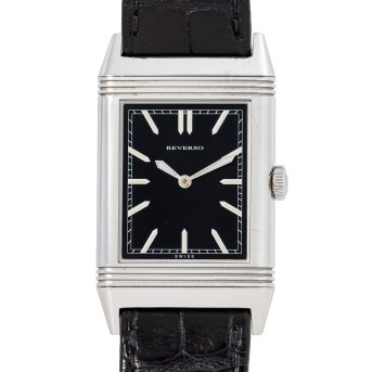 JAEGER LECOULTRE JAEGER LECOULTRE 'Reverso Ultra Thin' Uhr von AC Mailand Spieler Alexander Merkel Ref 277.8.62 Herrenuhr. Box und Papiere.