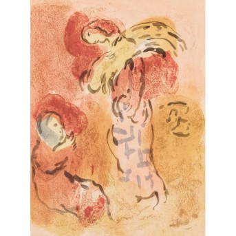 CHAGALL, MARC (1887-1985) 'Ruth Glaneuse' 1960