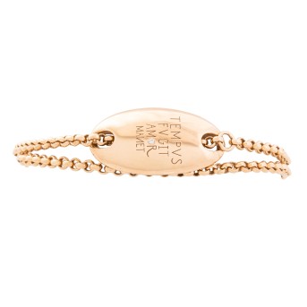 WEMPE bracelet/necklace 'Tempus fugit - amor manet',